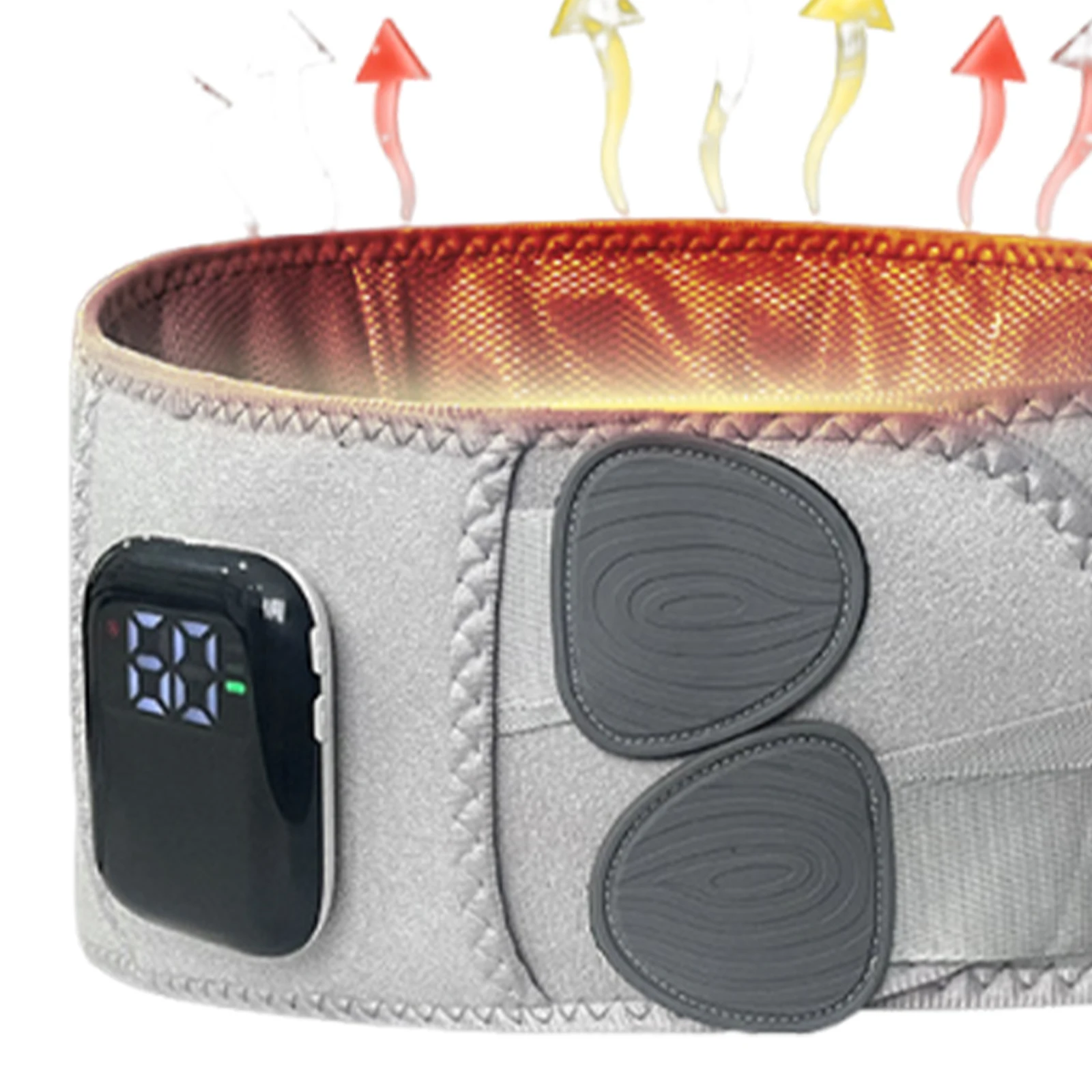 Cordless Heating Pad Lower Back Massager Waist Belt Valentines Day Gifts for Her Him Birthday Gifts for Women Men Mom Dad