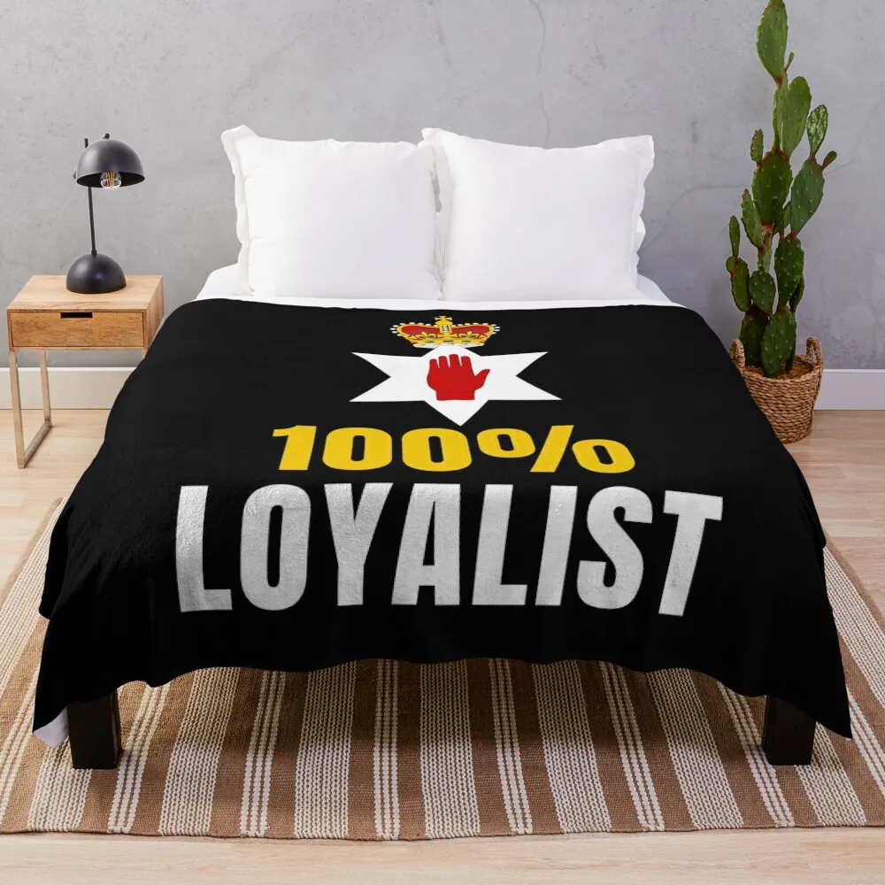 

Ulster Flag, 100% Loyalist Throw Blanket Nap Blanket Travel Blanket