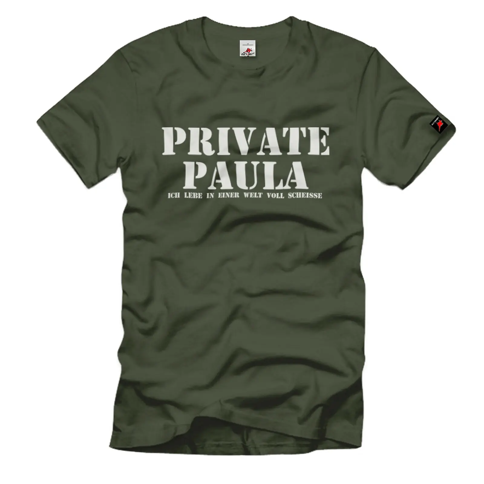 Camiseta de Private, camisa de Humor divertida con frase "I Live in a World Full of Junk", 1208