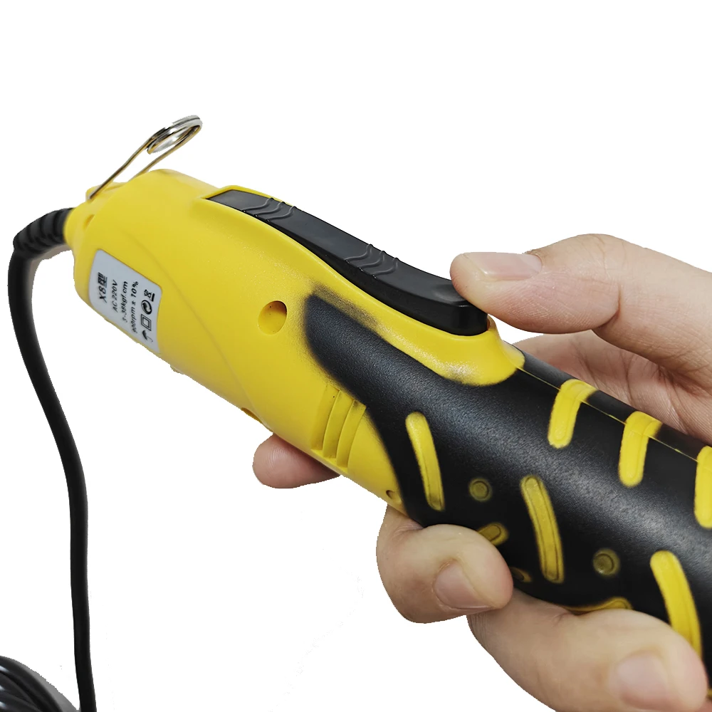 AhuHardware Electric Screwdriver 220V EU Multifunction Straight Handheld Adjustable Speed Power tool with 10PC 50*5.0mm PH bits