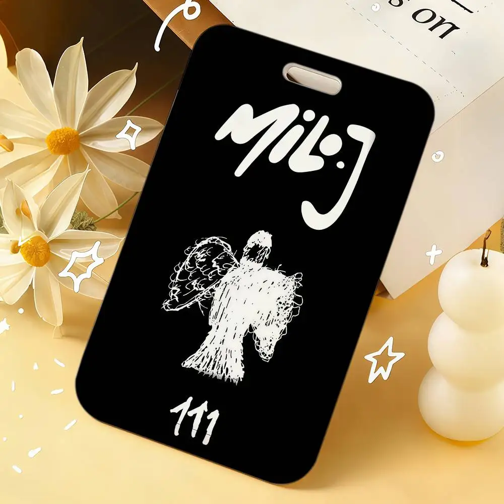 Singer M-Milo J La Vida Era Mas Corta Strap Lanyard ID Bus Card Cover Badge Holder Pass Hang Rope Lariat Gifts Keys Accessories