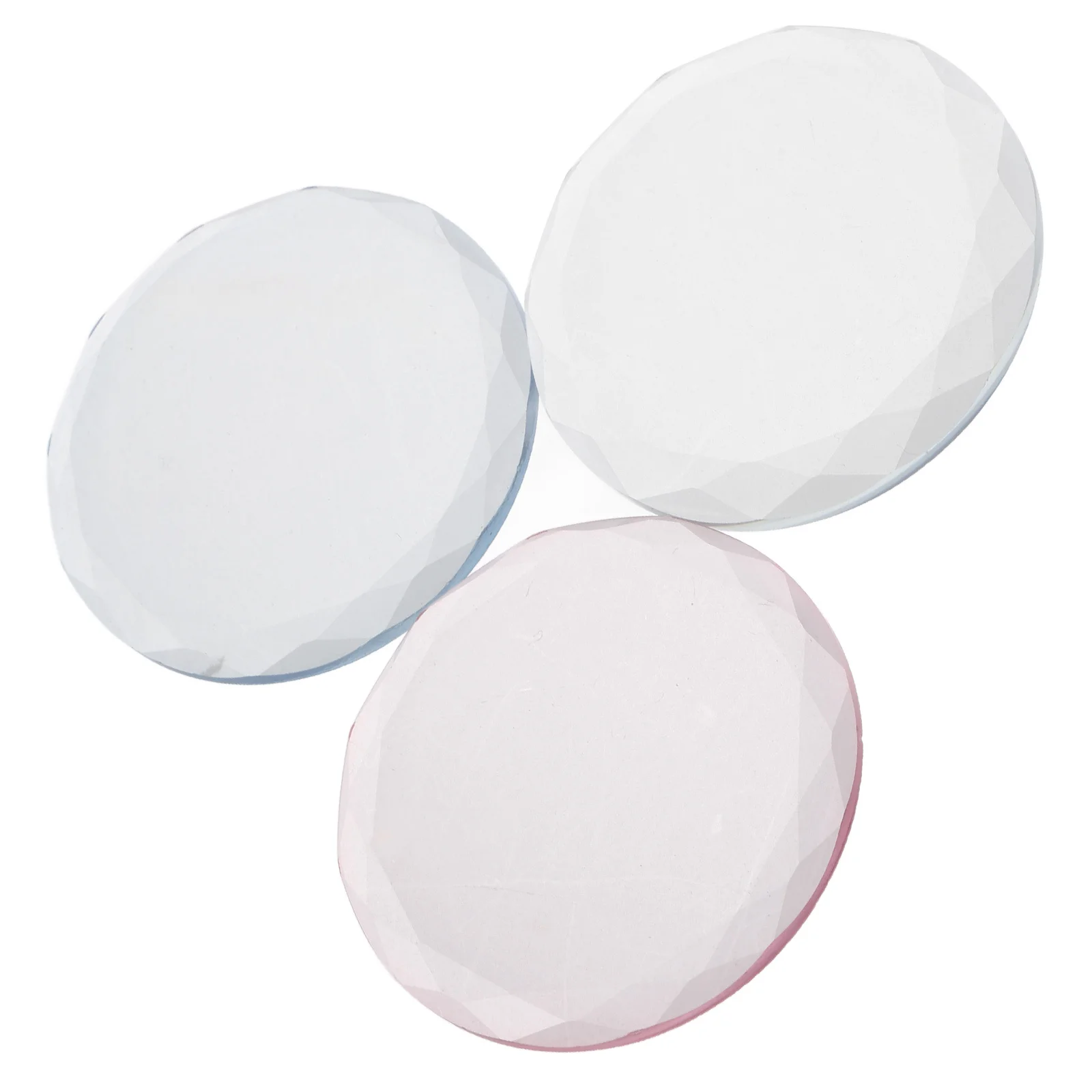 

3Pcs Crystal Lash Pallet for Eyelash Extensions Multi Use Glass Stand Reliable Hold for Lash Strips Salon Or Home Beauty Routine