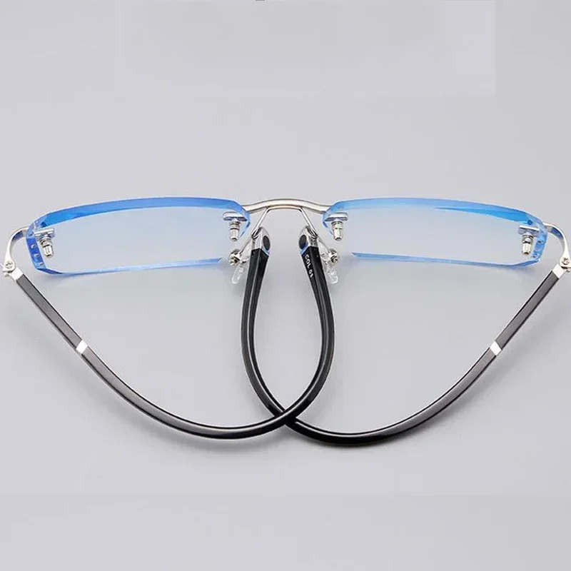 2024 Women Luxury Diamond Reading Glasses Unisex Ladies New Trend Far Sight Reading Glasses Fashion HD Anti-blue Presbyopia