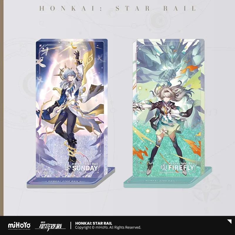

Официальный miHoYo Honkai: StarRail Sprite Series, акриловый стоячий знак с рябью и орнаментом, аксессуары для аниме-игр