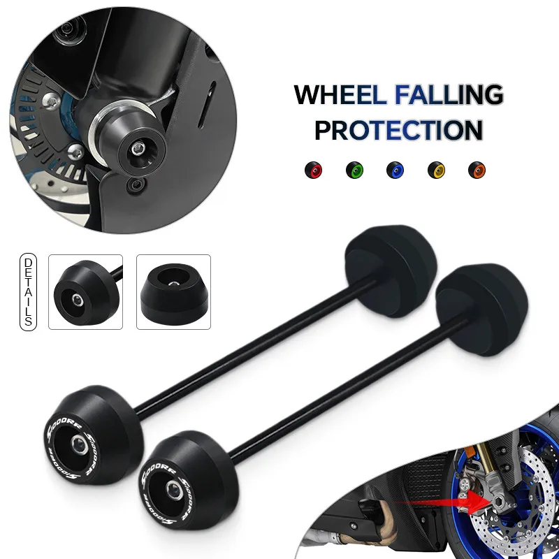 

Motorcycle Front & Rear Axle Fork Crash Sliders Wheel Protector Accessories For S1000R S1000RR HP4 s1000r s1000rr