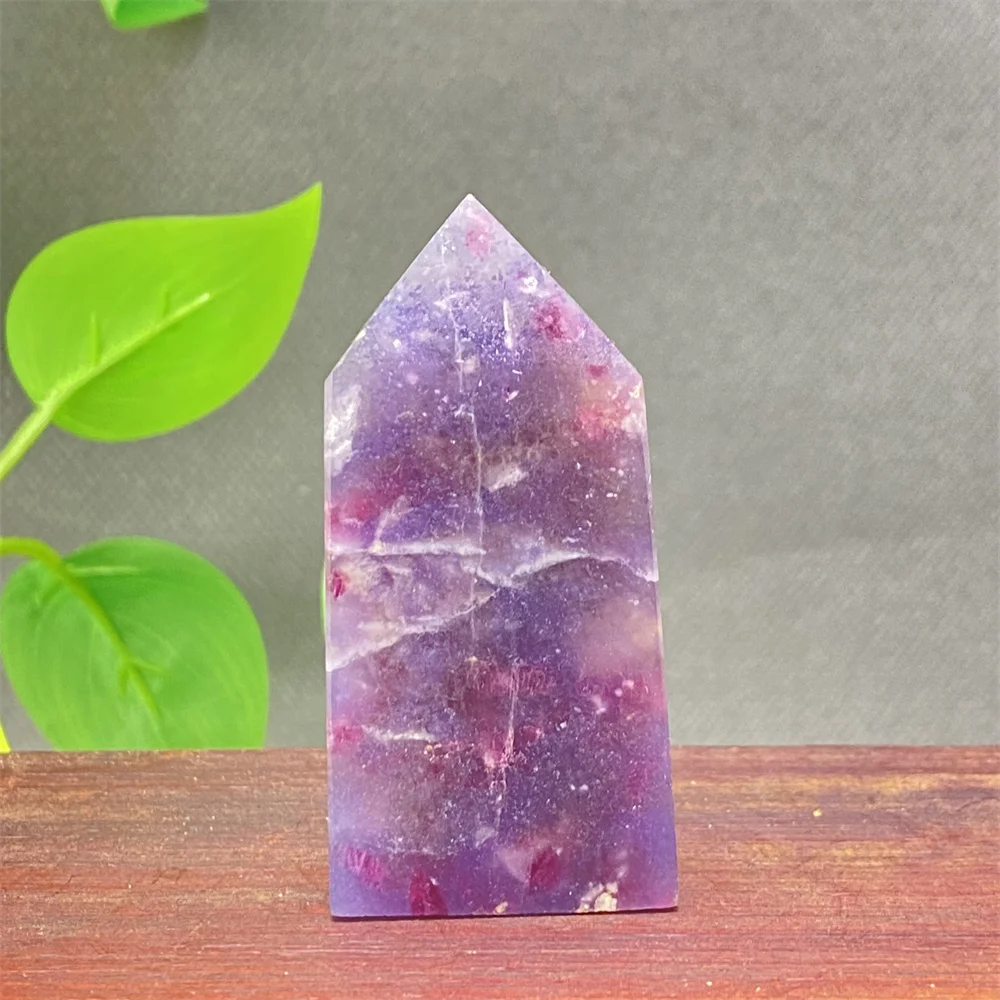 Natural Unicorn Stone Tower Crystal Wand- Spiritual Healing Meditation Crystal for Table Decoration
