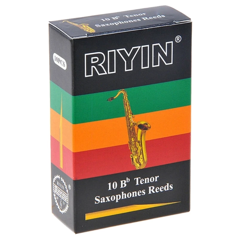 

10Pcs Sax Reeds Hardness Strength 1.5/2/2.5/3/3.5/4 Saxophone