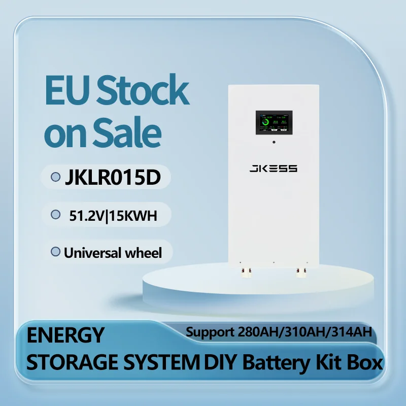 JKESS Batteriesätze Lifepo4 48V JKBMS 51,2V 280AH 314AH 15KW Lifepo4 Batteriesätze Powerbank für Solarenergie-Speicherung Steuerfrei EU-Lagerbestand