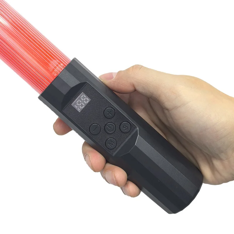 Bacchetta per semaforo Display digitale Tipo-c LED ricaricabile Ad alta luminosità Segnale luminoso multifunzionale Numero Stick Lampeggiante