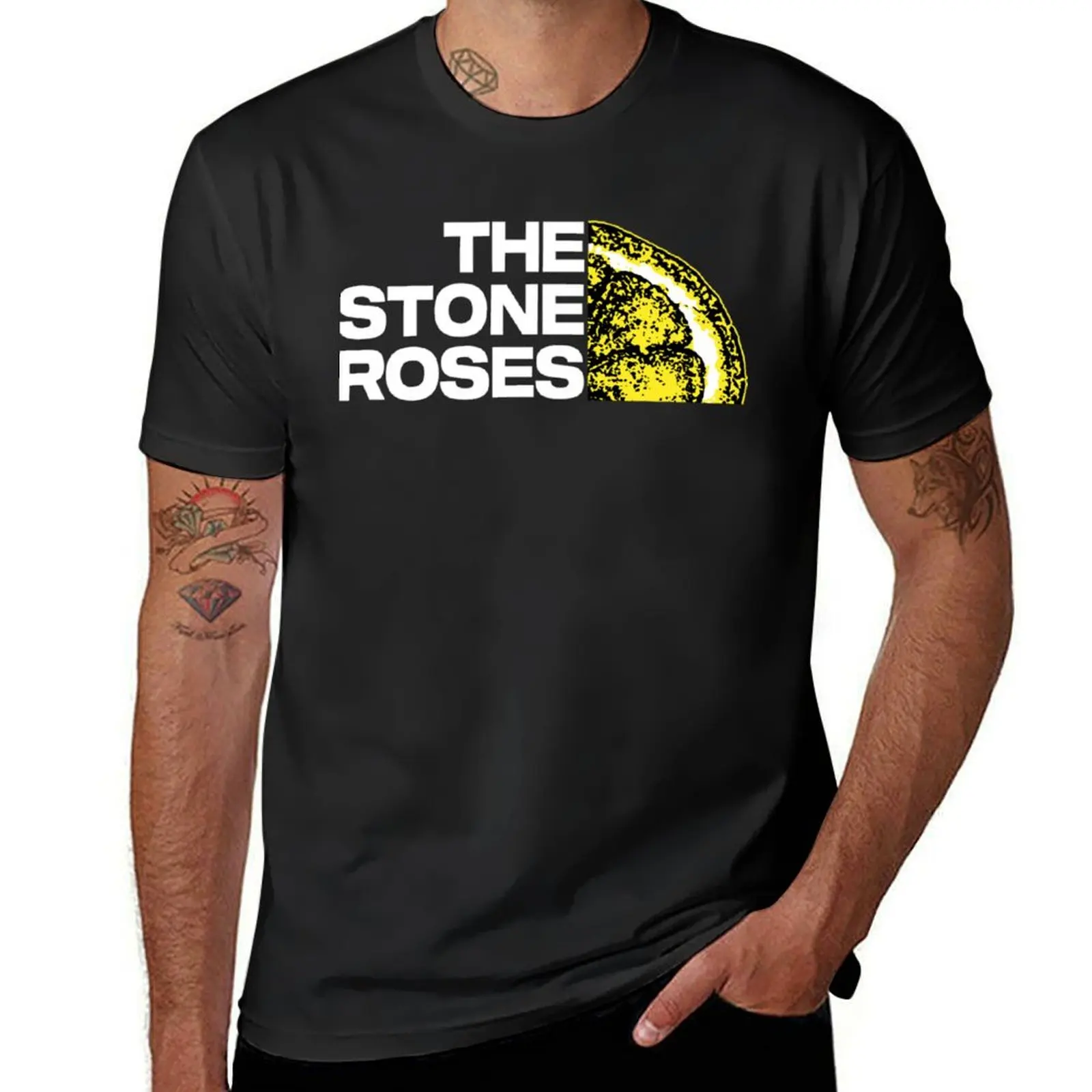 

Stone Roses T-Shirt korean fashion valentines boutique clothes customizeds fitted t shirts for men