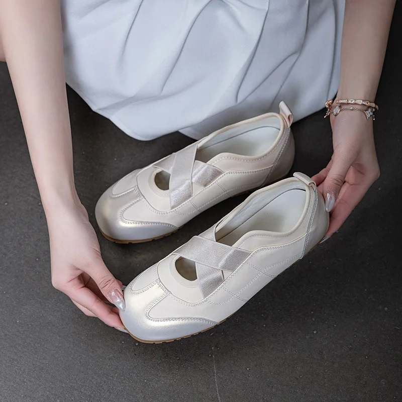 

New Women's Ballet Shoes New Spring Summer Sports Shoes Designer Shoes for Women Outdoor Casual Flats Sneakers Zapatos De Mujer