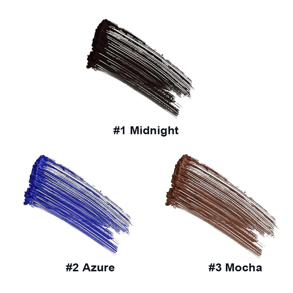 Mascara Custom Logo Lengthening Quick Dry Long-lasting Natural Waterproof Smudge-Proof Volumizing 3-color Makeup Cruelty Free