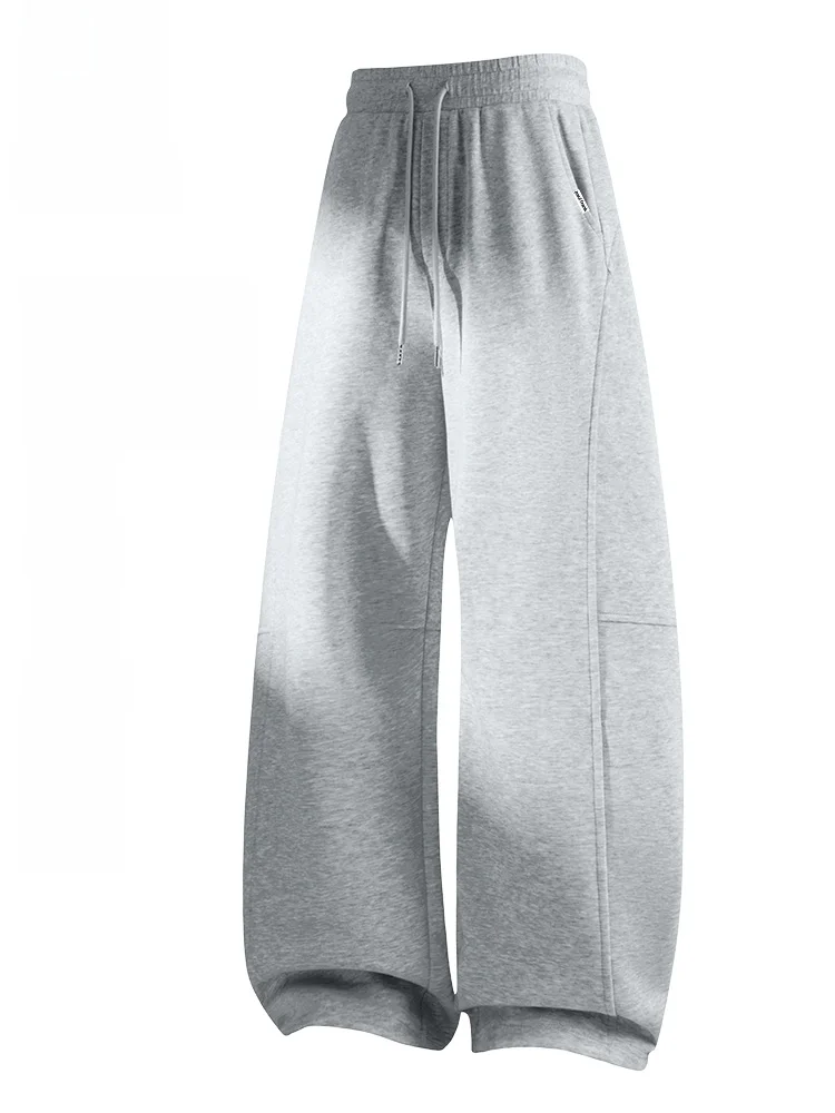 

Мужские повседневные брюки в американском стиле, плиссированные, свободного кроя, весна-осень, из смесового хлопка и полиэстера, дышащие, износостойкие