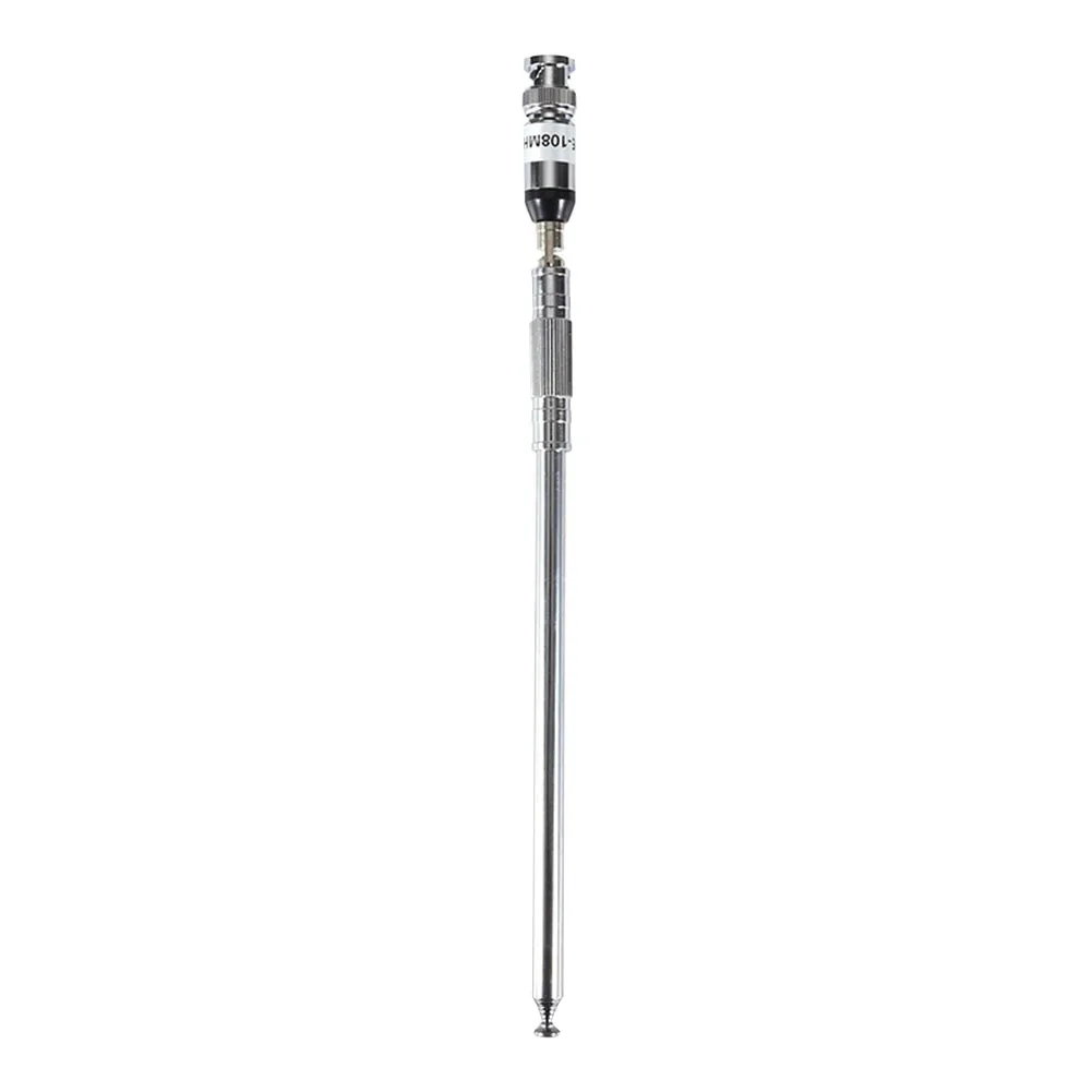 Telescopic Antenna For Walkie Talkie BNC Antenna Metal Material Telescopic Length Adjustment Changeable Direction