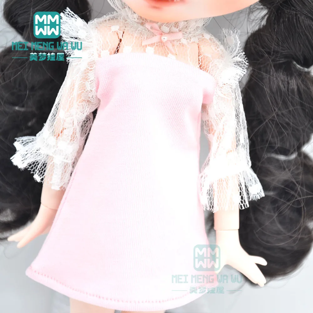 Pasuje do 28cm Blyth Azone OB22 Ubranka dla lalek Stylowa koronkowa sukienka Zabawki Prezent