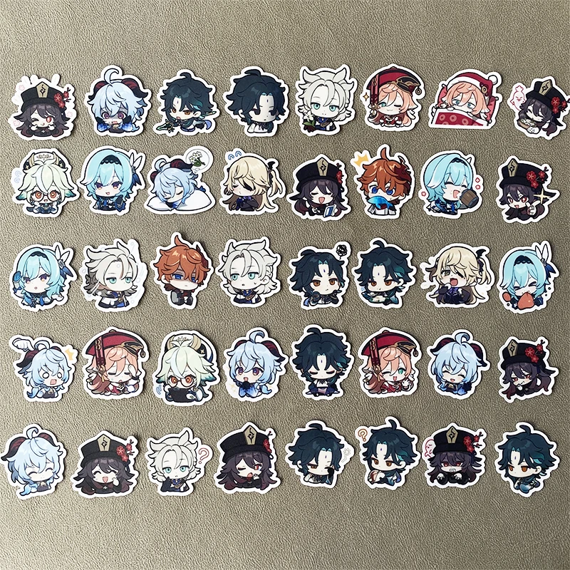 40pcs Genshin Impact Sticker Ganyu Albedo Tartaglia — Perfect Funs of Game