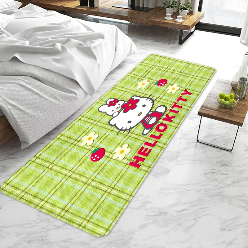 Cute Hello Kitty Hot Door Mat Entrance Doormat Non-slip Washable Kitchen Carpet Living Room Hallway Rugs Door Mats Bathroom Bath