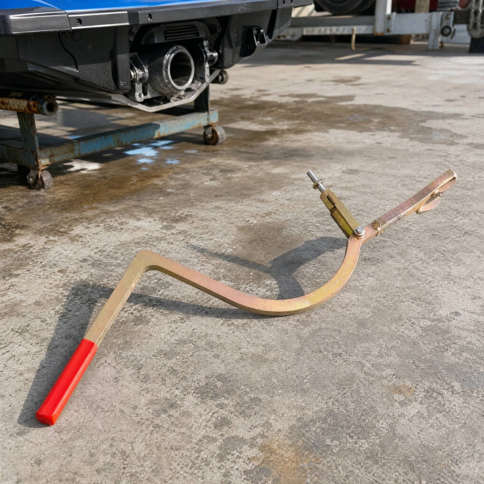 Impeller Removal Tool Sturdy Puller with Forked Gripping Head for Mechanics, Workshop Maintenance