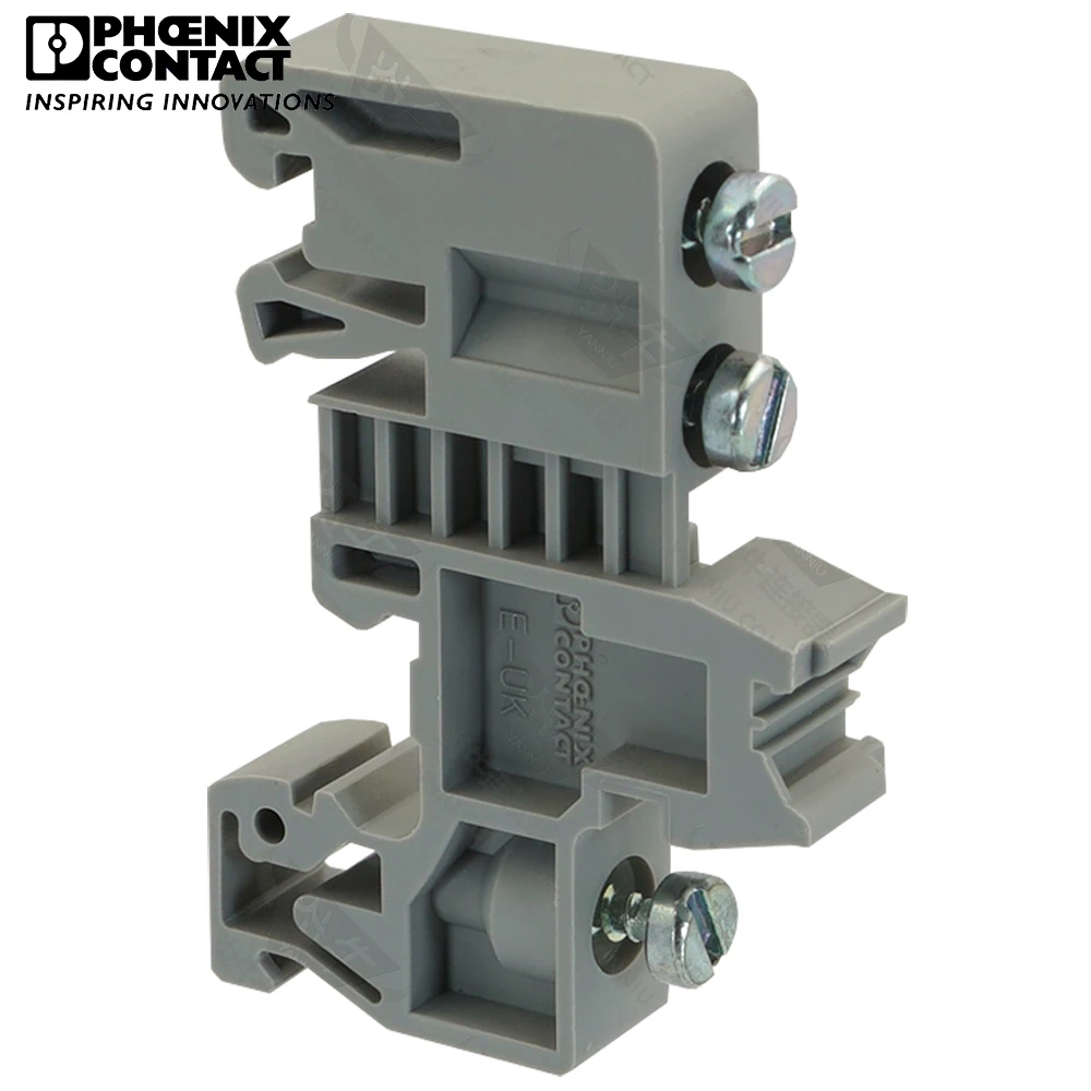 Genuine Phoenix Contact Connector  Control Cabinet Accessories Mounting on a DIN Rail  NS 32 or NS 35 E/UK 1201442 End Bracket