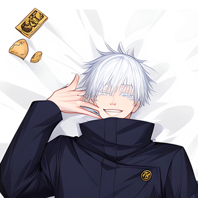 

Dakimakura Anime Satoru Gojo 2 Side Printed Hugging Pillowcase Cushion Bedding Decor Pillow Cover