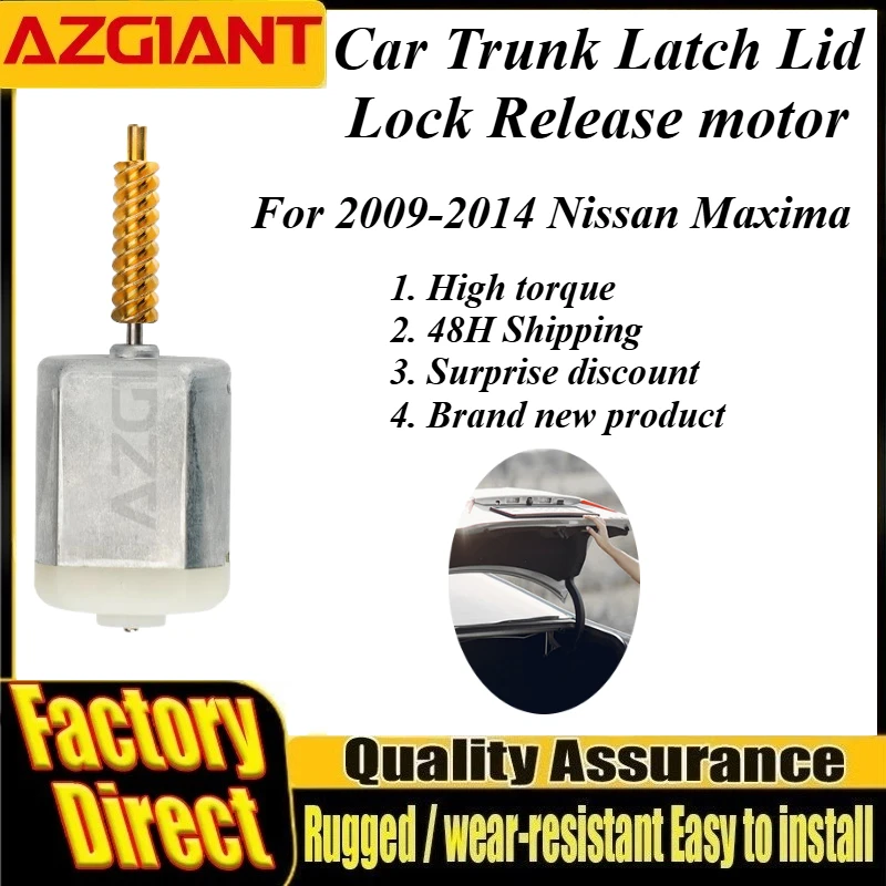 

For 2009-2014 Nissan Maxima VN256X10 DC 12V Car Trunk Lid Luggage Tailgate Block Door Lock Motor High Performance All New Motors