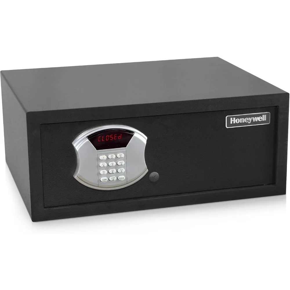 Caja de seguridad compacta con cerradura digital con pantalla LED para seguridad en el hogar o en la oficina