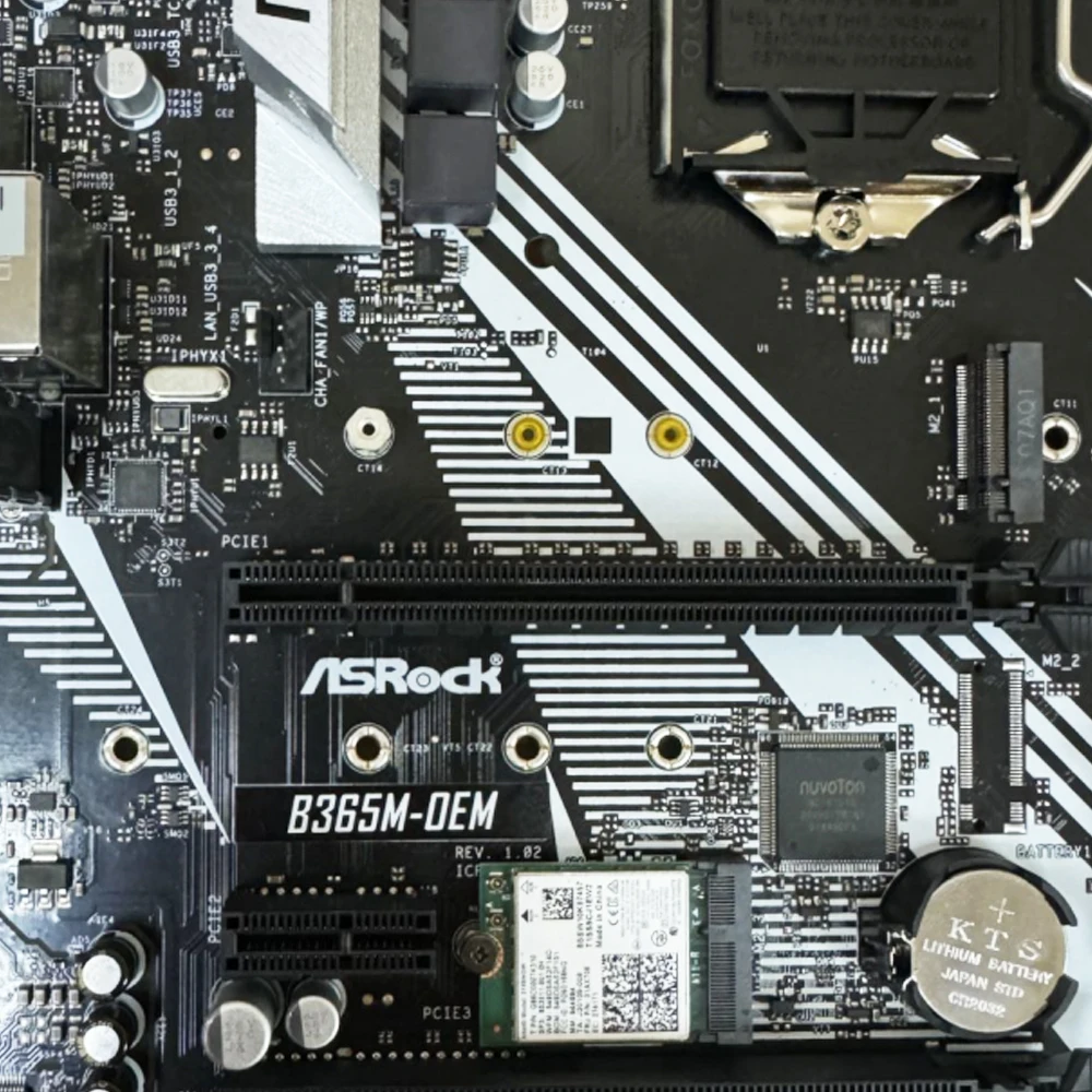 Imagem -04 - Placa-mãe Asrock B365m Lga 1151 Intel B365 Ddr4 2666 Suporta Processadores Intel Core de 9a e 8a Geração Pcie 3.0 Usb 3.1 Micro Atx