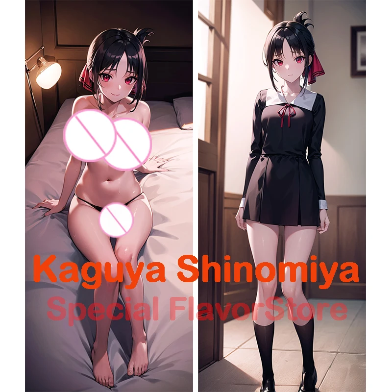 Dakimakura anime Kaguya Shinomiya Double-sided Print Life-size body pillows cover Adult pillowcase