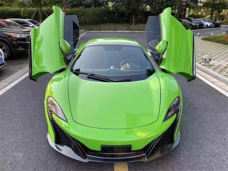 

Передний бампер из сухого углеродного волокна в стиле OEM, передняя губа для кузова McLaren 12C 650S