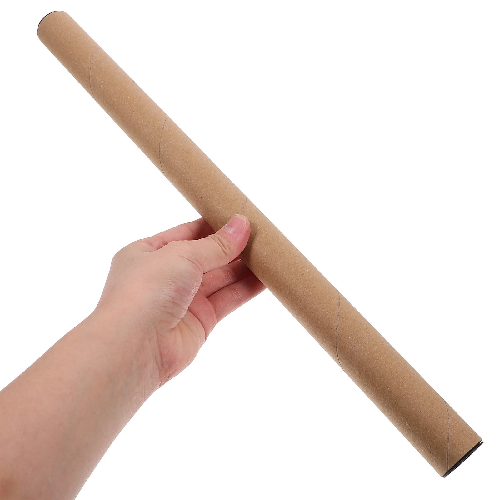 

10Pcs Brown Cardboard Paper Mailing Tubes Poster Tube for Poster Storage Shipping Art Drawings Mailing Tube Wrapping Supply