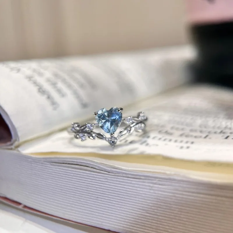 سندريلا الفضة الحب الزر ***** خاتم القلم المرأة المتخصصة تصميم الأزياء الخفيفة الفاخرة الأنيقة والمجوهرات الراقية