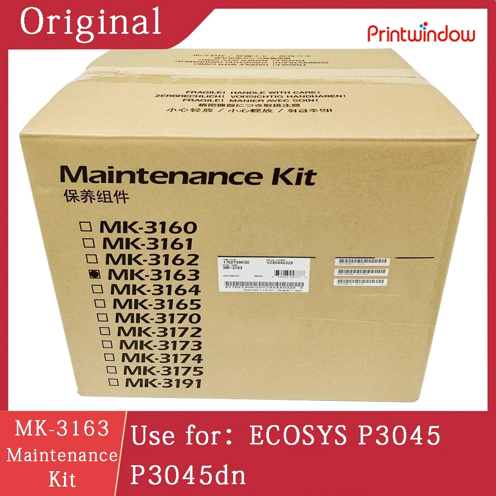 

MK-3163 Оригинальный новый комплект обслуживания для Kyocera ECOSYS P3045 P3045dn MK3163 1702T98KS0 V2854A0326