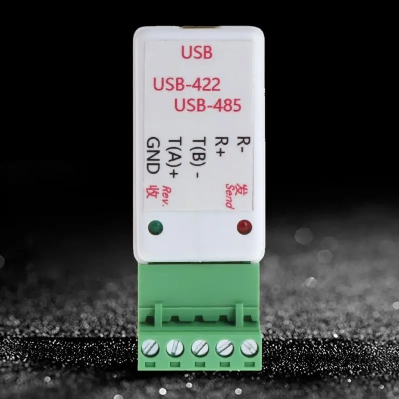 

37ME USB to RS485 RS422 Serial AdapterSupport 64b Win7 Linux Terminal Block Converter
