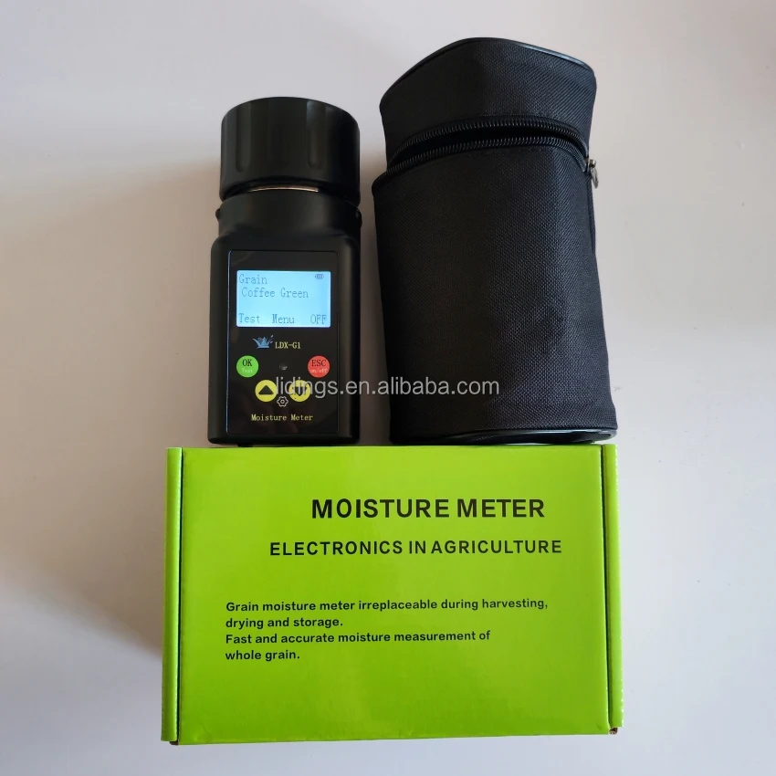 2026 Rice Coffee Cocoa Bean Moisture Meter Portable Moisture Meter for Grain Paddy Corn Maize Digital Grain Moisture Tester
