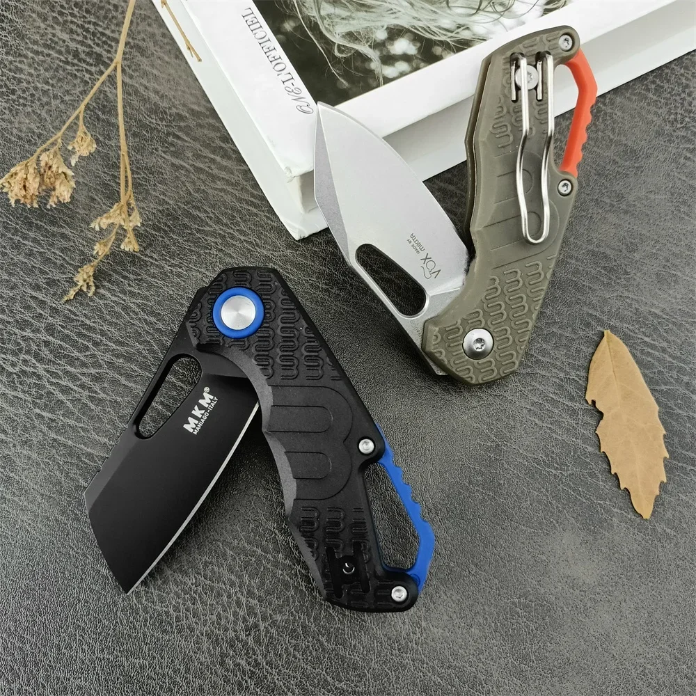 Outdoor MKM F0332 Folding Pocket Flipper Knife 8Cr13Mov Blade Nylon Fiber Handles Tactical Knife Utility Easy To Carry Multitool