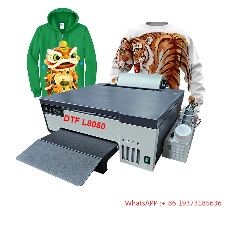 وصول جديد سريع XP600 رئيس A4 L8050 / L8058/ L805 الحبر الأبيض خلط Dtf التي شيرت آلة الطباعة لفة فيلم DTF طابعة لإبسون