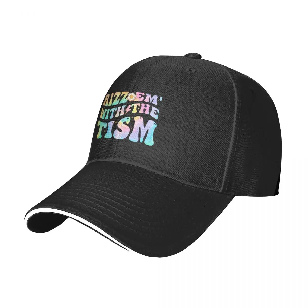 Rizz 'em with the tism Autism meme autistic funny Baseball Cap Golf Cap Kids Hat hard hat Dropshipping Hats Woman Men's