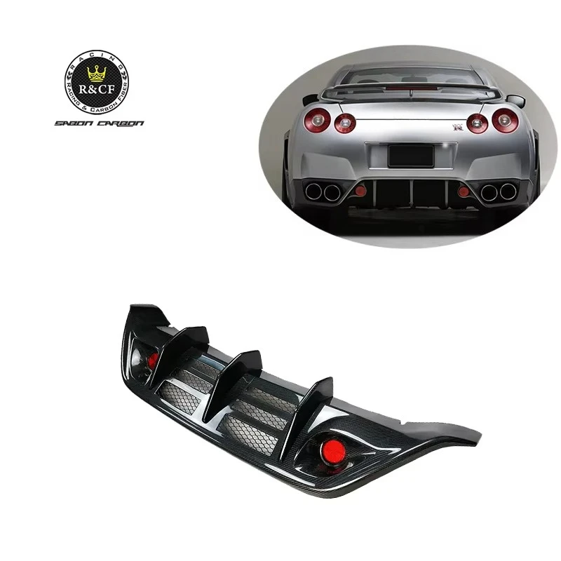 

Диффузор заднего бампера WD Style из углеродного волокна, подходит для Nissan Skyline GTR R35 2008-11