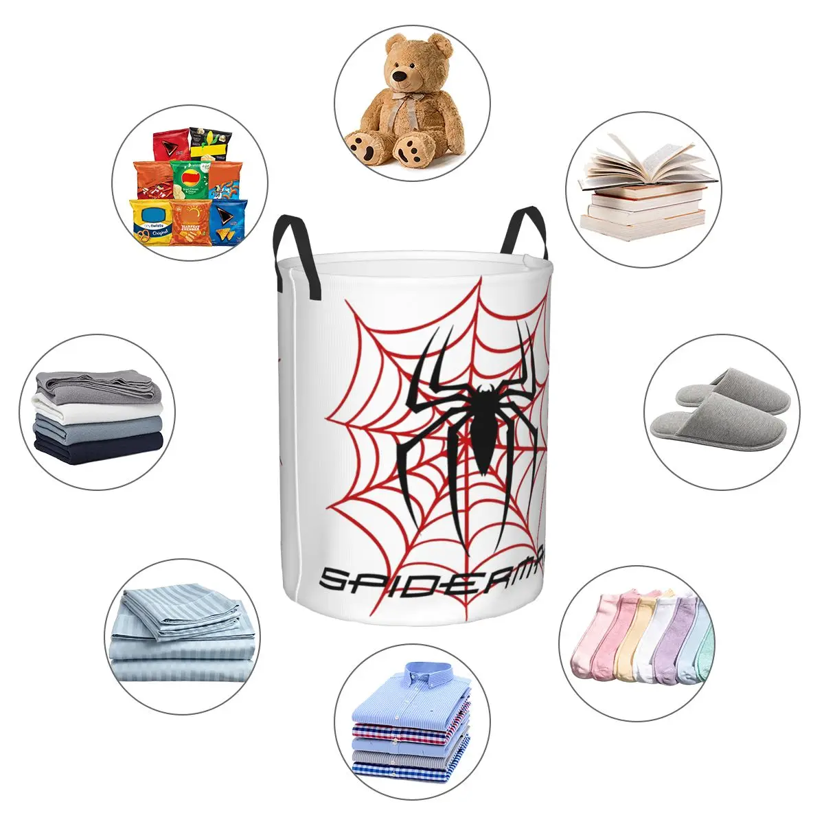 Spider Man Spider-Man Laundry Hamper Baskets PlayRoom Storage Basket for Toys