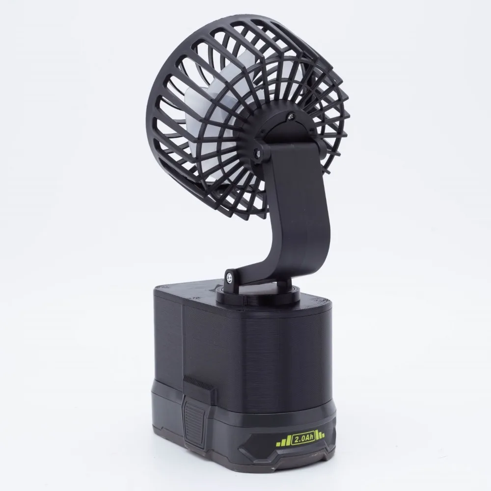 For RYOBI 18V Lithium-ion Battery Cordless Portable Rechargeable Fan Powered  (Battery Not Included)