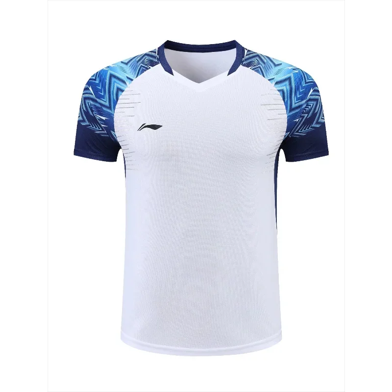 New Badminton Sportswear Table Tennis Short-sleeved Limited Edition Competition Suit Breathable Sweat-absorbent Top T-shirt