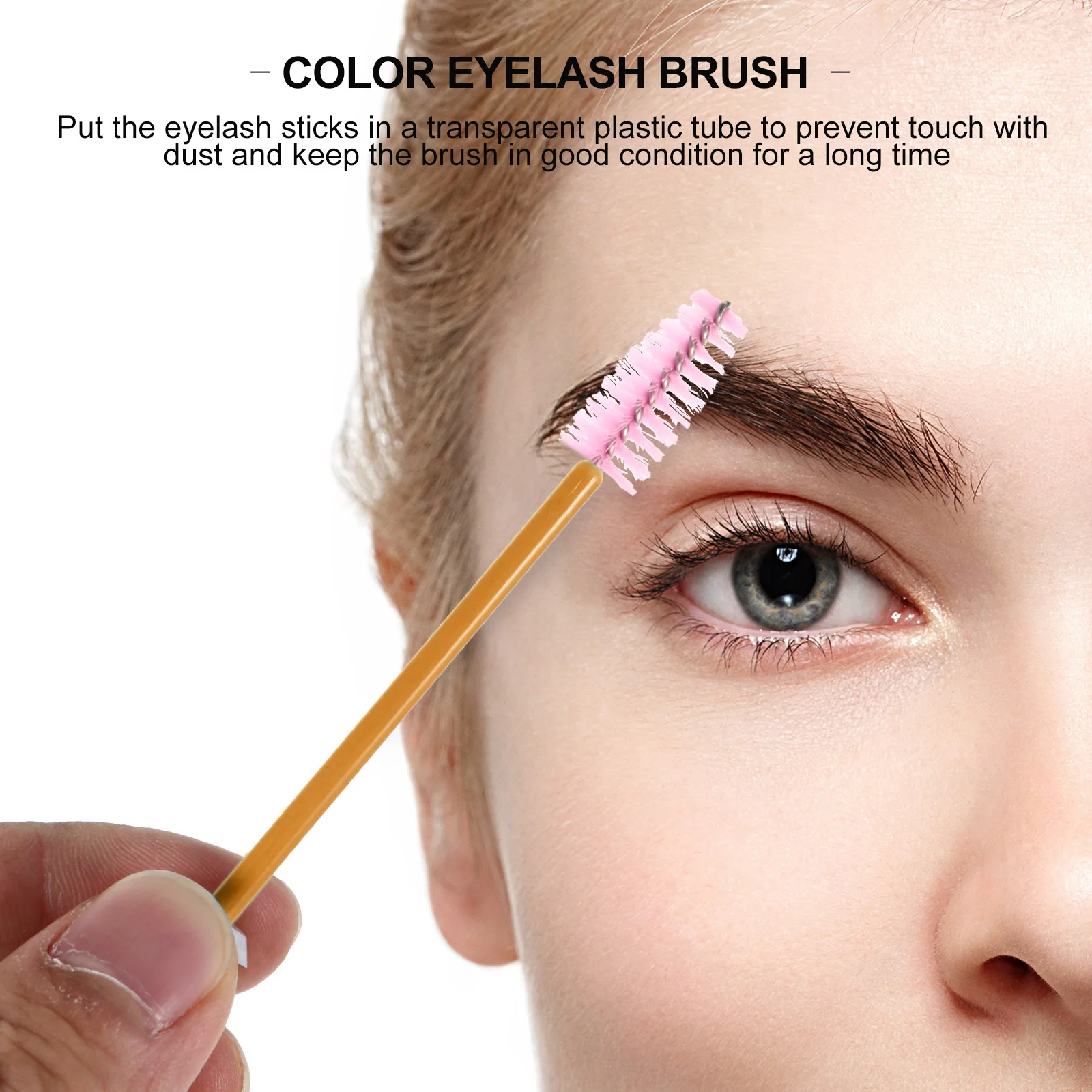 10 قطعة أنبوب فرشاة الرموش حاوية الماسكارا الفارغة المحمولة لخط الشعر كريم الحاجب صبغ قضيب صغير #4