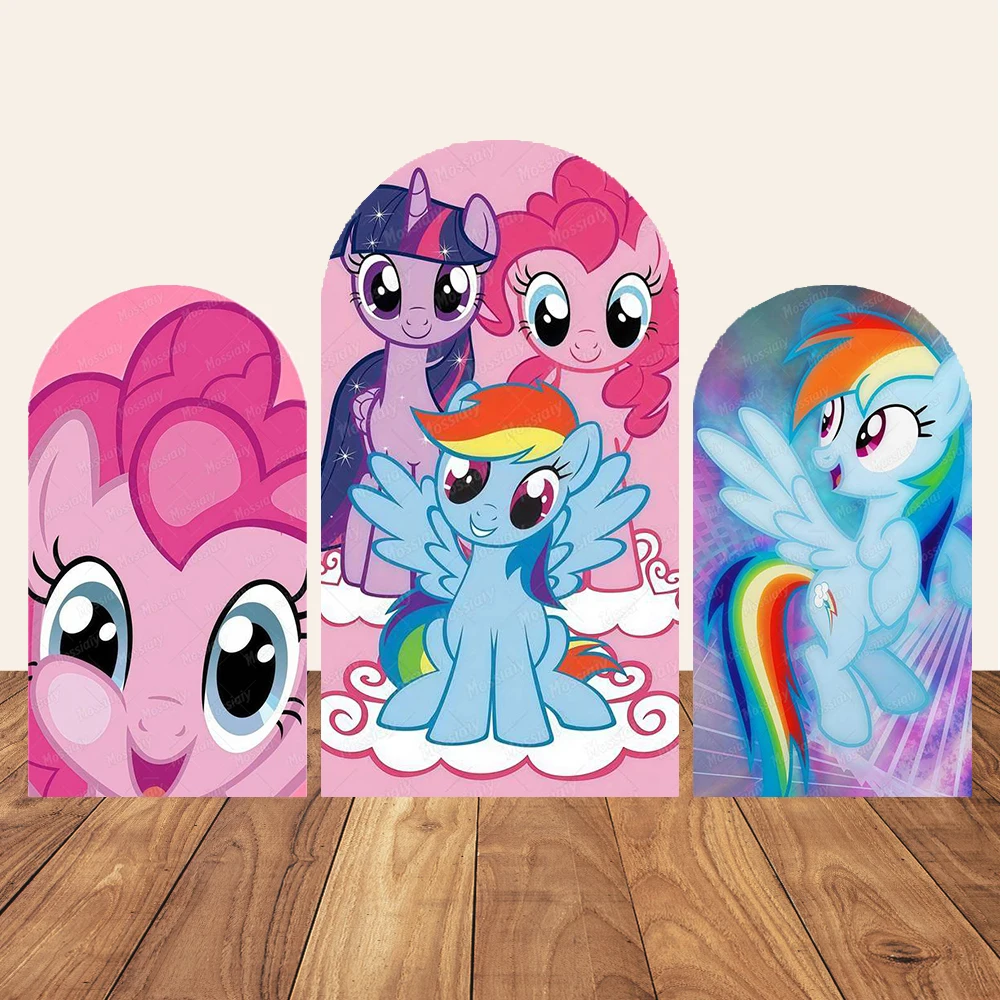 My Little Pony Arched Background Cover Girl's Birthday Party