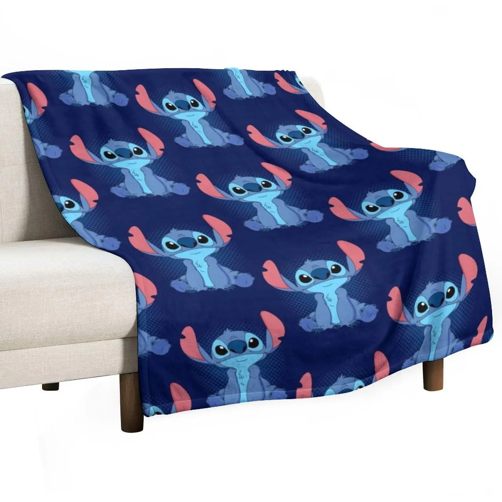 Stitch(2) Throw Blanket Fashion Sofas Plaid on the sofa christmas gifts wednesday Blankets