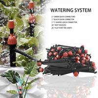 N84R Garden Automatic Drip Irrigation Set,30M Adjustable Mini DIY Irrigation Kit,1/4 Inch Heavy Duty Tube Watering Kit For Patio