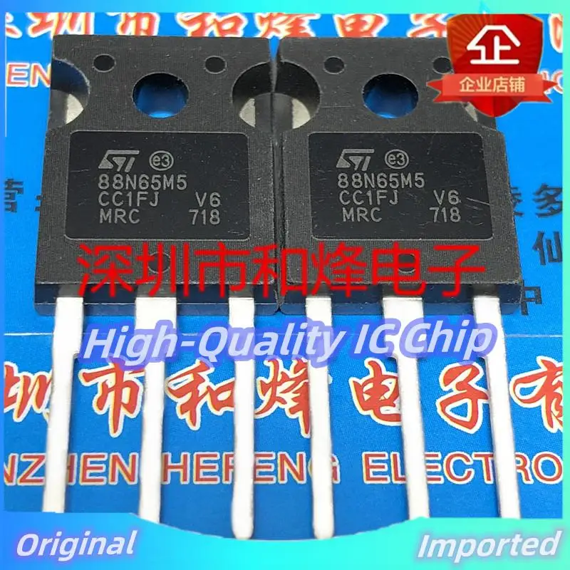 10PCS-30PCS  STW88N65M5 88N65M5  TO-247 650V 88A Imported Original  Best Quality