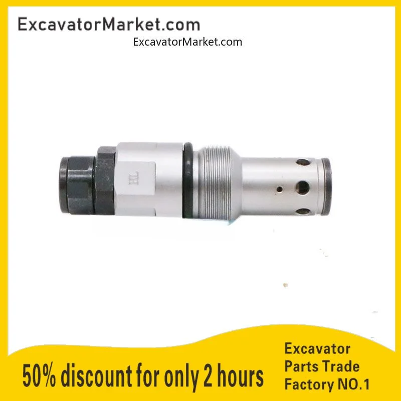 Excavator Accessories For Doosan Daewoo Dx55/60/75/80 Rotary Motor  Valve Rotary Main Gun Relief Valve X Excavator Accessories