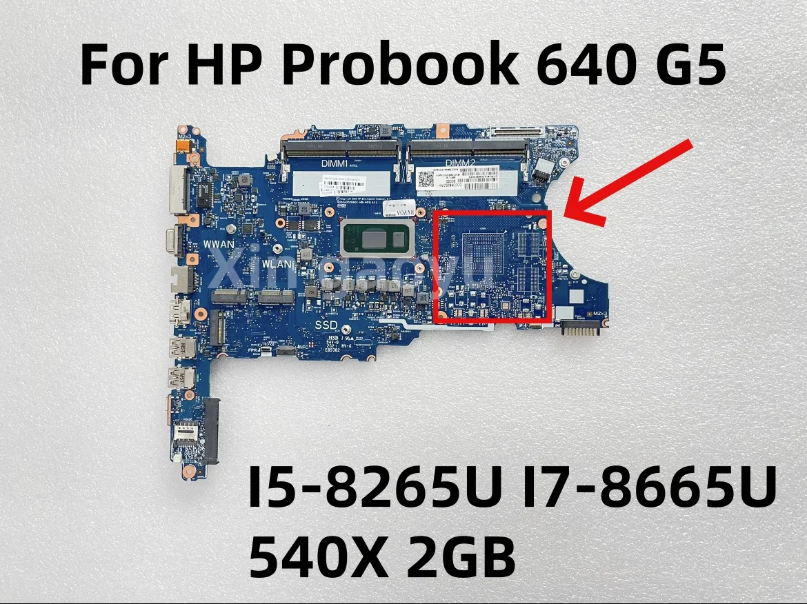 6050A3028601-MB-A01 Original Laptop Motherboard For HP ProBook 640 G5 Mainboard I5-8265U I7-8665U 540X 2GB 100% Test Perfect