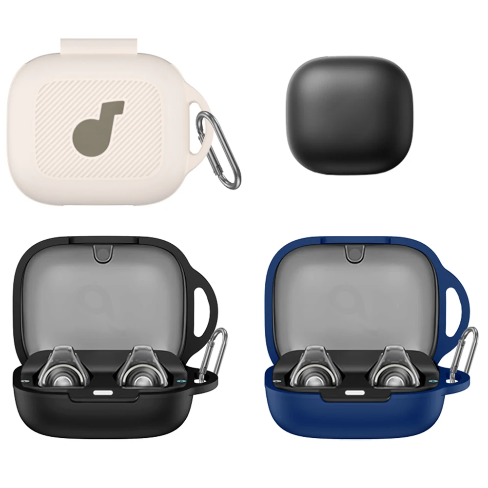 ตัวครอบผิวเคสชาร์จด้วยเคสโทรศัพท์กันกระแทกคาราบิเนอร์กันรอยขีดข่วนกันตกสำหรับ Anker Soundcore ฝาครอบเคส C30i