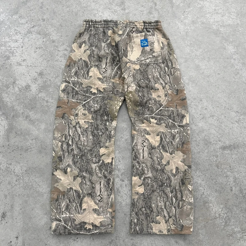 Y2K-pantalones de camuflaje a la moda para hombre, ropa de calle gótica Retro de camuflaje, estilo americano, pantalones de chándal rectos sueltos de calle alta